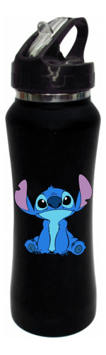 Termo Pitillo Stitch Botilito Negro 650ml 