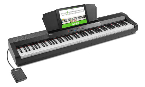 Alesis Recital Grand - Piano Digital De 88 Teclas Graduadas.