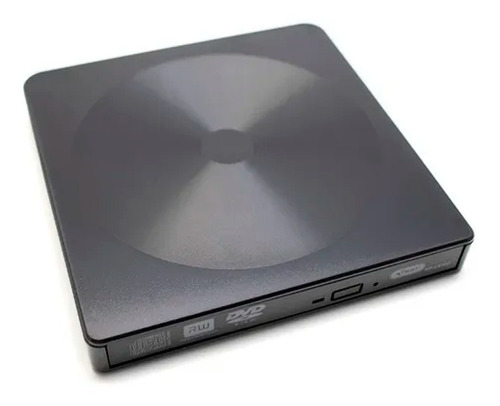 Gravador De Dvd Cd Externo Usb 3.0 E Tipo C Slim Portatil
