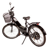 Bicicleta Elétrica Duos Confort 800w 48v 15ah - Preta