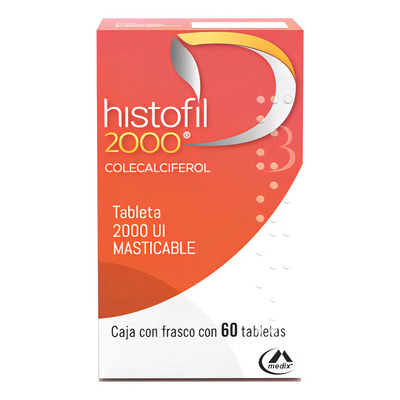 Histofil 2000 Tableta 2000 Ui, 60 Tabletas | Envío gratis
