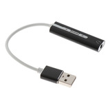 2 En 1 Externo Usb 2.0 Estéreo Tarjeta De Sonido Adaptador D