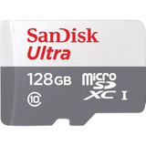 Cartão De Memória Sandisk 128gb Microsdxc Ultra + Nf