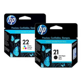 Pack Hp 21 Negro + Hp 22 Color Original F2180 F2280