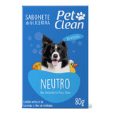 Sabonete Pet Clean Neutro Para Cães E Gatos 80g