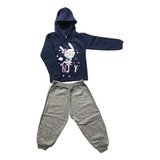 Conjunto Inverno Frio Moletom Agasalho Calça Infantil Menina