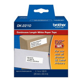 Rollo De Etiquetas Original Brother Dk2210 Ql700 Ql800 Ql820