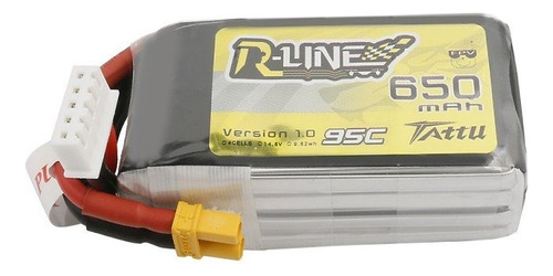 Bateria Lipo Tattu R Line 4s 650mah 95c Drone Racer Novo 