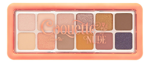 Paleta De Sombras Coquette Amor Us Tonos Nude