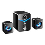 Alto-falante Bluetooth 5.0 Rgb Home Theater Hi-fi Para Tv Pc