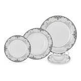 Aparelho De Jantar Porcelana Hauskraft Liliana 20 Peças