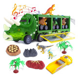 Set De Transporte De Camión De Juguete Con Dinosaurios, Mode