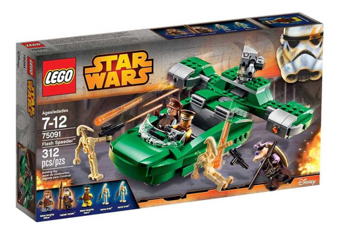 Lego 75091 Star Wars Flash Speeder Nave Y 5 Figuras Bigshop