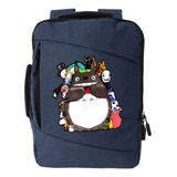 Morral Espalda Totoro Maleta Portafolio Azul Blue