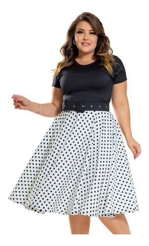 Vestido Godê Feminino Evangélico P Ao Plus Size