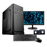 Computador Pc Intel Core I5 4gb Hd 500gb Slim Monitor De 19