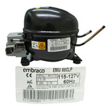 Compresor Embraco 1/7 Hp 600a 115/127v Bajo Consumo Emu60clp