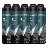 Kit Desodorante Aerosol Rexona Invisible Men 150ml - 5 Unida