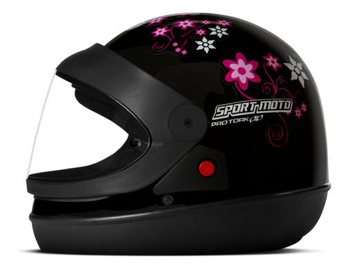 Capacete Sport Moto For Girls Automático Feminino Pro Tork