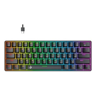 Teclado Semi Mecânico | Rise Mode | G2 Mini Rgb Cor De Teclado Preto Idioma Português Brasil