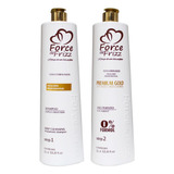 Force De Frizz Kit Escova Progressiva Sem Formol 2x1000ml Qu