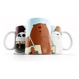 Taza De Café We Bare Bears Osos Escandalosos Diseño 11