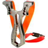 Atiradeira Estilingue Profissional Slingshot M53 - Inox