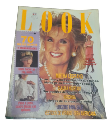 Revista Look 1993 Legrand Madonna -moldes Sisa Americana