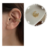 Aretes Mujer Ear Cuff Solitario Ear Cuff Tres Líneas