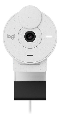 Webcam Logitech Brio 300 Branco Full Hd - 960-001440-c