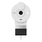 Webcam Logitech Brio 300 Branco Full Hd - 960-001440-c