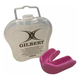 Protector Bucal Gilbert Anatomic Senior Saborizado - Olivos Color Rosa Sabor Frambuesa