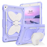 Funda Para iPad Air 2 - Violeta/mariposa Blanca