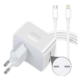 Carregador Turbo 40w Usb-c Para iPhone 11 12 13 14 Pro Max