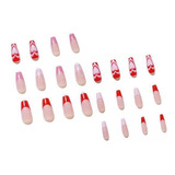 4 X 2-4 Pacotes De 24 Peças Prensadas Em Unhas, Unhas 4 Pcs