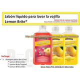 Jabón Lemon Brite Lavavajillas, 2 Limón Y El 3ro A Elegir 