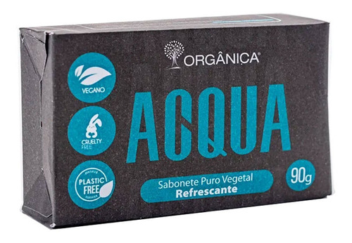 Sabonete Em Barra Glicerinado Vegano Acqua For Men Orgânica