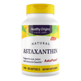 Astaxantina 4mg 60 Softgels Healthy Origins Importada Eua