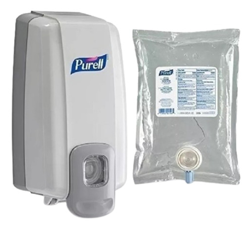  Dispensador Nxt + Repuesto Gel Sanitizante Purell® 1000 Ml