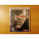 Metal Gear Solid 4 Guns Of Patriots Ps3 Playstation 3 Konami