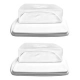 Set X 2 Campana Rectangular Tapa Facturas Tortas Sanwichs