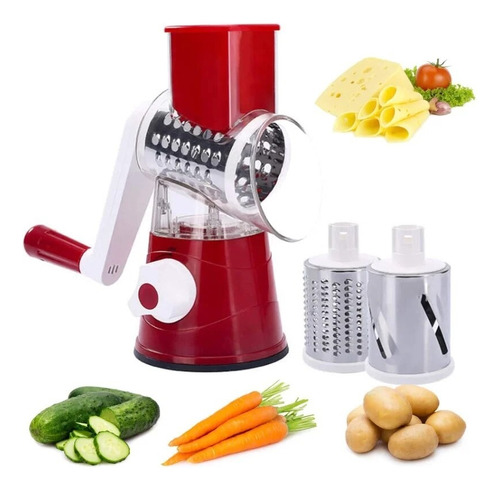 Cortador De Verduras Multifuncional Pelador Rallador Manual