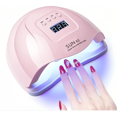 Lampara Led Uv De Manicura Quanna Sun X5 Secador Para Uñas Secado Rápido 4 Temporizador 99s Sin Dolor Sensor Infrarrojo Automático Gel De La Extensión \u002F Gel Uv \u002F Gel Polaco Color Rosa | MercadoLibre
