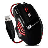 Mouse Gamer X7 Jogos Pc 3200dpi Computador Led 7 Botões Usb