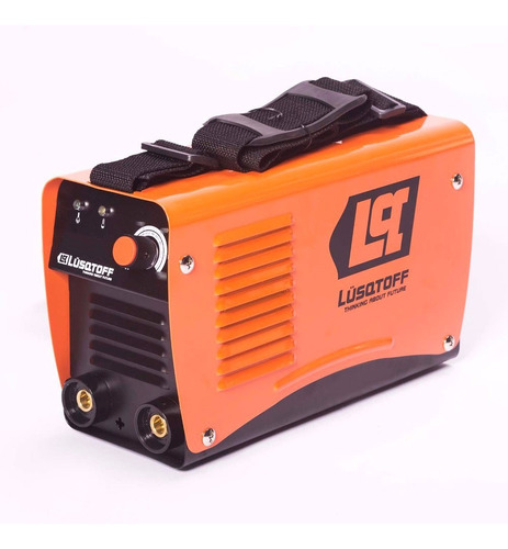 Soldadora Inverter Lüsqtoff Iron-140 Naranja Y Negra 