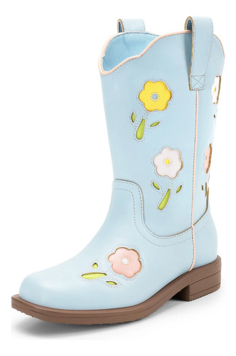 Botas Vaqueras Para Niñas, Botas Vaqueras A Media Pantorrill