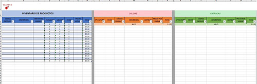 Planilla Excel - Control De Stock Básica