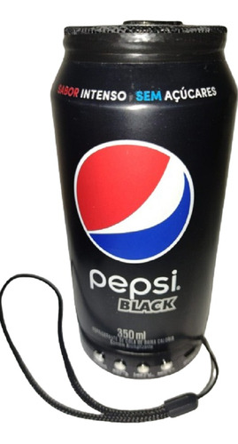 Caixinha De Som Personalizada Na Latinha De Pepsi Black