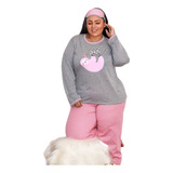 Pijama Plus Size 48 Ao 54 -p/gordinhas Lindas- Inverno