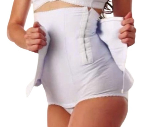 Calzon Faja Postparto Ajustable Con Velcro Talla Mediana 